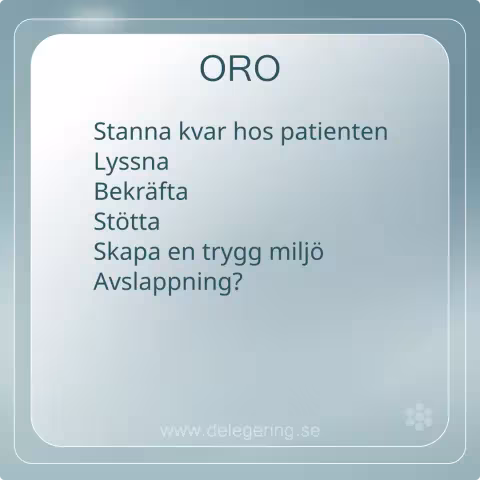 Oro, checklista